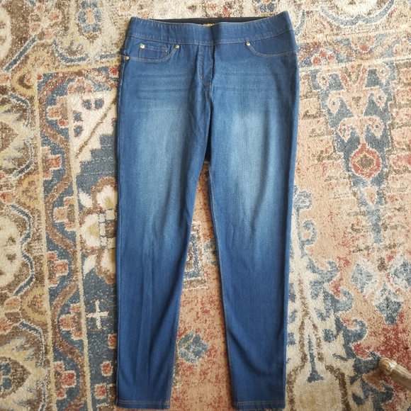 Nygard jeggings luxe denim size large 14/16 EUC - Picture 3 of 5